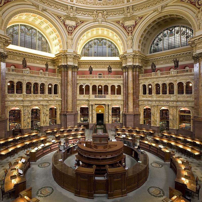 Library of Congress Main Reading Room (Carol M. Highsmith, Library of Congress)