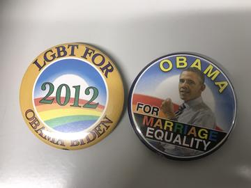 "VICTORY" Presidential Campaign Button Pin 15 2012 Barack Obama 3" 