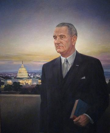 LBJ by Peter Hurd (National Portrait Gallery)