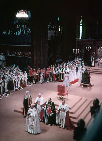 coronation of queen elizabeth ii couronnement de la reine elizabeth ii