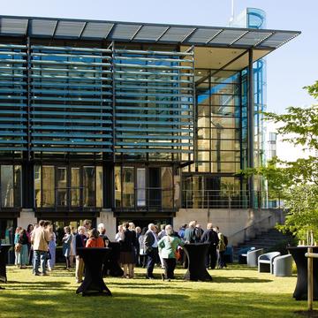 Reception in the RAI garden