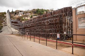 The US-Mexico border near Nogales, AZ