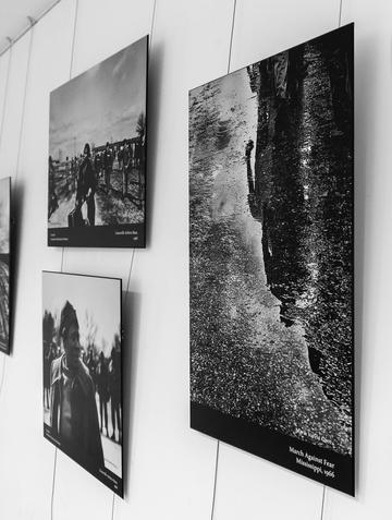 Time to Get Ready - exhibition hanging