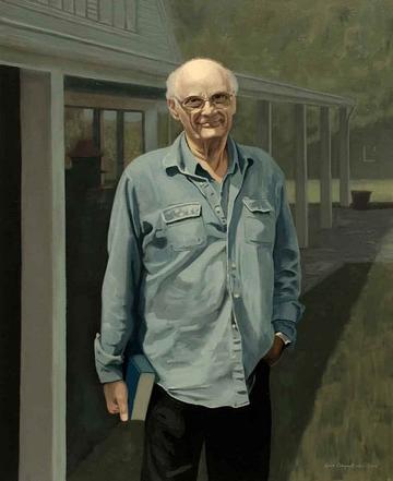 Arthur Miller (2008) by Gavin Cologne-Brookes, oil on canvas