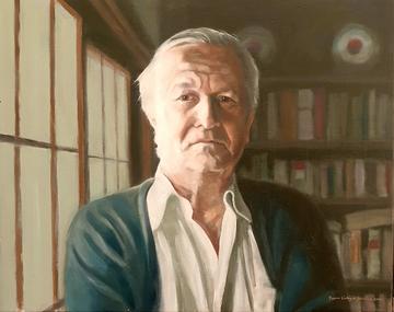William Styron (2010) by Gavin Cologne-Brookes, oil on canvas William Styron (2010) by Gavin Cologne-Brookes, oil on canvas
