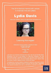 Lydia Davis poster