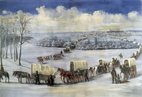 Crossing the Mississippi - C. C. A. Christensen, Public domain, via Wikimedia Commons